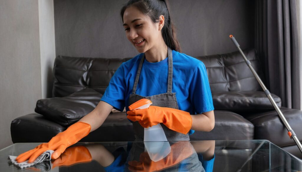 Glas-Schreibtische: Wie man sie reinigt und pflegt – So geht’s